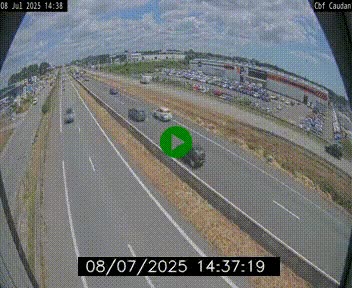 <h2>Webcam sur la N165 à hauteur de Caudan, dans le Morbihan.</h2>