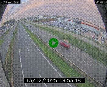 Webcam sur la N165 à hauteur de Caudan, dans le Morbihan.