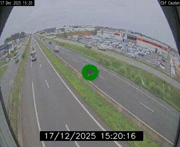 Webcam sur la N165 à hauteur de Caudan, dans le Morbihan.
