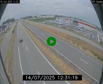 <h2>Webcam sur la N165 à hauteur de Caudan, dans le Morbihan.</h2>