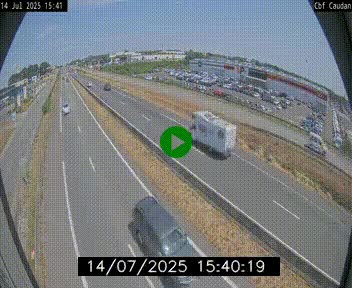 <h2>Webcam sur la N165 à hauteur de Caudan, dans le Morbihan.</h2>