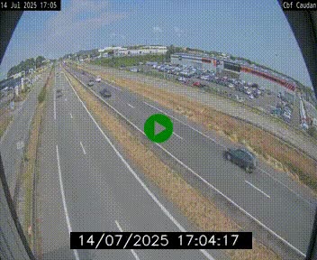 <h2>Webcam sur la N165 à hauteur de Caudan, dans le Morbihan.</h2>