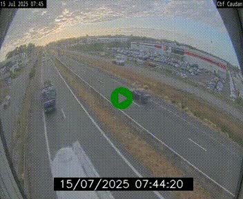 <h2>Webcam sur la N165 à hauteur de Caudan, dans le Morbihan.</h2>