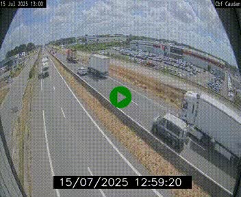 <h2>Webcam sur la N165 à hauteur de Caudan, dans le Morbihan.</h2>