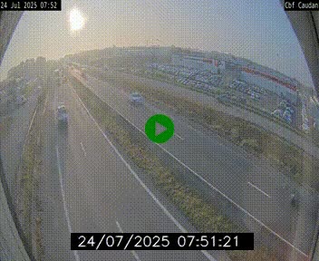 <h2>Webcam sur la N165 à hauteur de Caudan, dans le Morbihan.</h2>