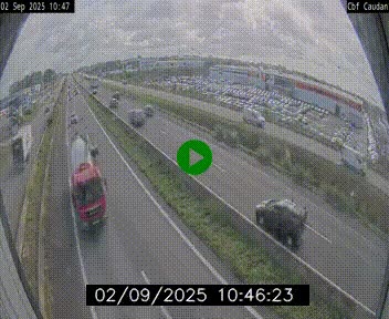 <h2>Webcam sur la N165 à hauteur de Caudan, dans le Morbihan.</h2>