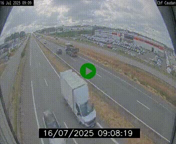 <h2>Webcam sur la N165 à hauteur de Caudan, dans le Morbihan.</h2>