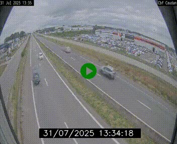 <h2>Webcam sur la N165 à hauteur de Caudan, dans le Morbihan.</h2>