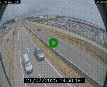 <h2>Webcam sur la N165 à hauteur de Caudan, dans le Morbihan.</h2>