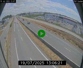 <h2>Webcam sur la N165 à hauteur de Caudan, dans le Morbihan.</h2>