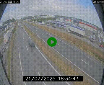 <h2>Webcam sur la N165 à hauteur de Caudan, dans le Morbihan.</h2>