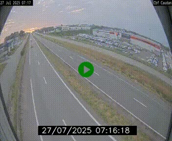 <h2>Webcam sur la N165 à hauteur de Caudan, dans le Morbihan.</h2>