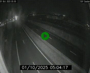 Webcam sur la N165 à hauteur de Caudan, dans le Morbihan.