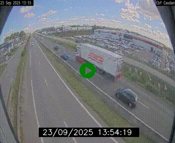 <h2>Webcam sur la N165 à hauteur de Caudan, dans le Morbihan.</h2>