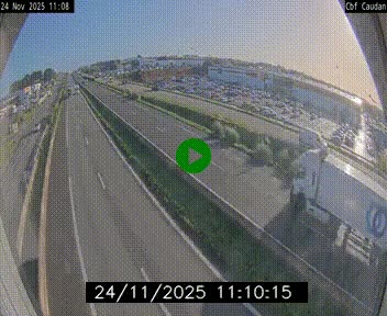 Webcam sur la N165 à hauteur de Caudan, dans le Morbihan.