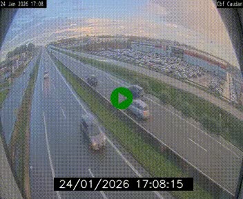 <h2>Webcam sur la N165 à hauteur de Caudan, dans le Morbihan.</h2>