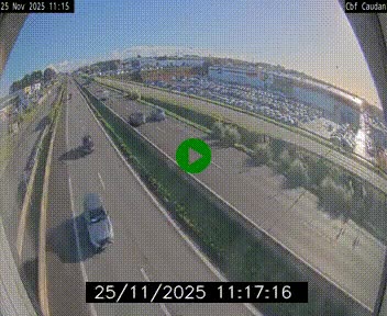 <h2>Webcam sur la N165 à hauteur de Caudan, dans le Morbihan.</h2>