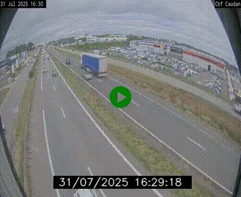 <h2>Webcam sur la N165 à hauteur de Caudan, dans le Morbihan.</h2>