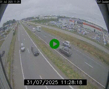 <h2>Webcam sur la N165 à hauteur de Caudan, dans le Morbihan.</h2>