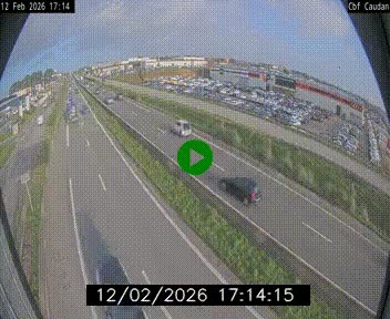 <h2>Webcam sur la N165 à hauteur de Caudan, dans le Morbihan.</h2>