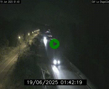 Webcam sur le périphérique de Nantes (N844) à hauteur de Porte de la Chapelle, au nord de la ville