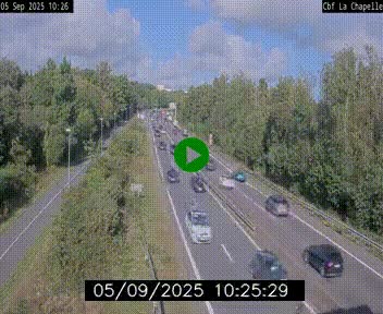 <h2>Webcam sur le périphérique de Nantes (N844) à hauteur de Porte de la Chapelle, au nord de la ville</h2>