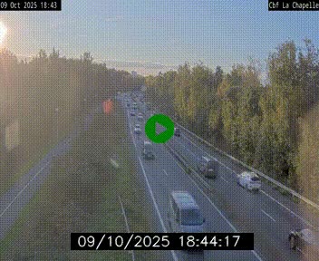 <h2>Webcam sur le périphérique de Nantes (N844) à hauteur de Porte de la Chapelle, au nord de la ville</h2>