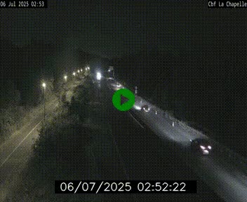 Webcam sur le périphérique de Nantes (N844) à hauteur de Porte de la Chapelle, au nord de la ville