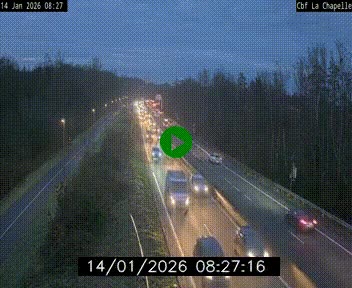 <h2>Webcam sur le périphérique de Nantes (N844) à hauteur de Porte de la Chapelle, au nord de la ville</h2>