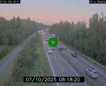 <h2>Webcam sur le périphérique de Nantes (N844) à hauteur de Porte de la Chapelle, au nord de la ville</h2>