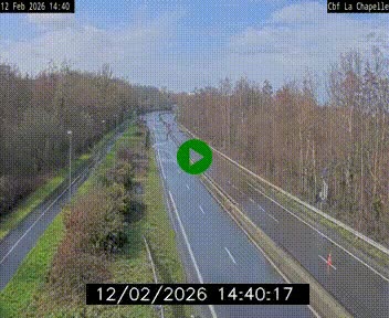 <h2>Webcam sur le périphérique de Nantes (N844) à hauteur de Porte de la Chapelle, au nord de la ville</h2>