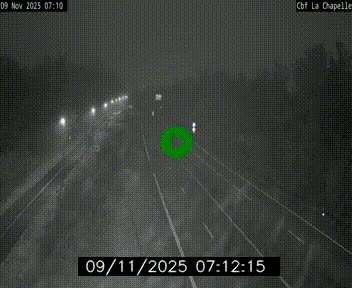 Webcam sur le périphérique de Nantes (N844) à hauteur de Porte de la Chapelle, au nord de la ville