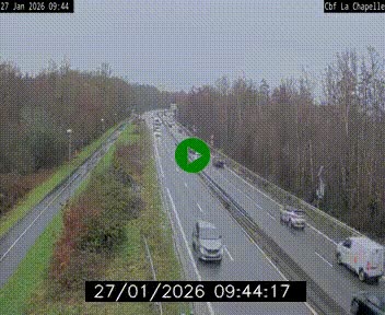 <h2>Webcam sur le périphérique de Nantes (N844) à hauteur de Porte de la Chapelle, au nord de la ville</h2>