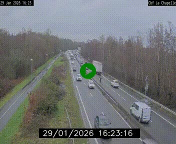 <h2>Webcam sur le périphérique de Nantes (N844) à hauteur de Porte de la Chapelle, au nord de la ville</h2>