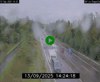 <h2>Webcam sur le périphérique de Nantes (N844) à hauteur de Porte de la Chapelle, au nord de la ville</h2>