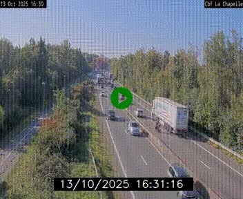 <h2>Webcam sur le périphérique de Nantes (N844) à hauteur de Porte de la Chapelle, au nord de la ville</h2>