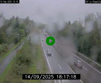 <h2>Webcam sur le périphérique de Nantes (N844) à hauteur de Porte de la Chapelle, au nord de la ville</h2>