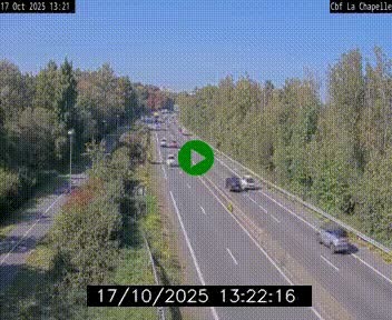 <h2>Webcam sur le périphérique de Nantes (N844) à hauteur de Porte de la Chapelle, au nord de la ville</h2>