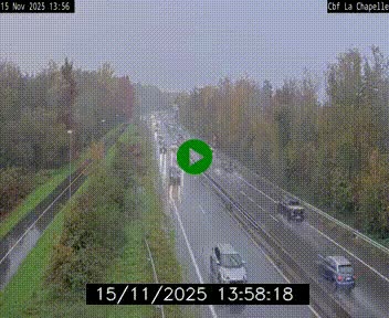<h2>Webcam sur le périphérique de Nantes (N844) à hauteur de Porte de la Chapelle, au nord de la ville</h2>