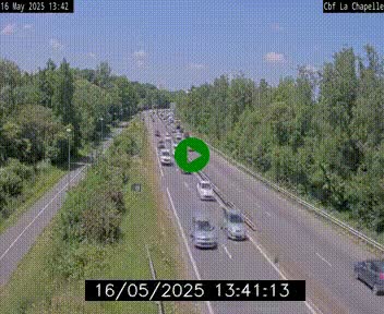 <h2>Webcam sur le périphérique de Nantes (N844) à hauteur de Porte de la Chapelle, au nord de la ville</h2>