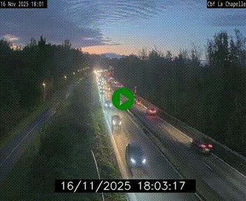<h2>Webcam sur le périphérique de Nantes (N844) à hauteur de Porte de la Chapelle, au nord de la ville</h2>
