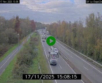 <h2>Webcam sur le périphérique de Nantes (N844) à hauteur de Porte de la Chapelle, au nord de la ville</h2>