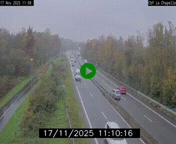 <h2>Webcam sur le périphérique de Nantes (N844) à hauteur de Porte de la Chapelle, au nord de la ville</h2>