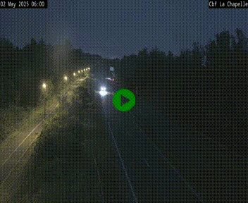 Webcam sur le périphérique de Nantes (N844) à hauteur de Porte de la Chapelle, au nord de la ville