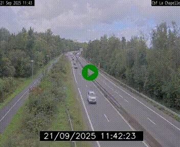 Webcam sur le périphérique de Nantes (N844) à hauteur de Porte de la Chapelle, au nord de la ville