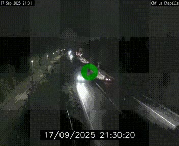 Webcam sur le périphérique de Nantes (N844) à hauteur de Porte de la Chapelle, au nord de la ville