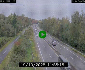 <h2>Webcam sur le périphérique de Nantes (N844) à hauteur de Porte de la Chapelle, au nord de la ville</h2>