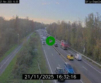<h2>Webcam sur le périphérique de Nantes (N844) à hauteur de Porte de la Chapelle, au nord de la ville</h2>