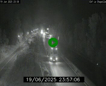 Webcam sur le périphérique de Nantes (N844) à hauteur de Porte de la Chapelle, au nord de la ville