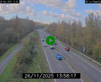 <h2>Webcam sur le périphérique de Nantes (N844) à hauteur de Porte de la Chapelle, au nord de la ville</h2>